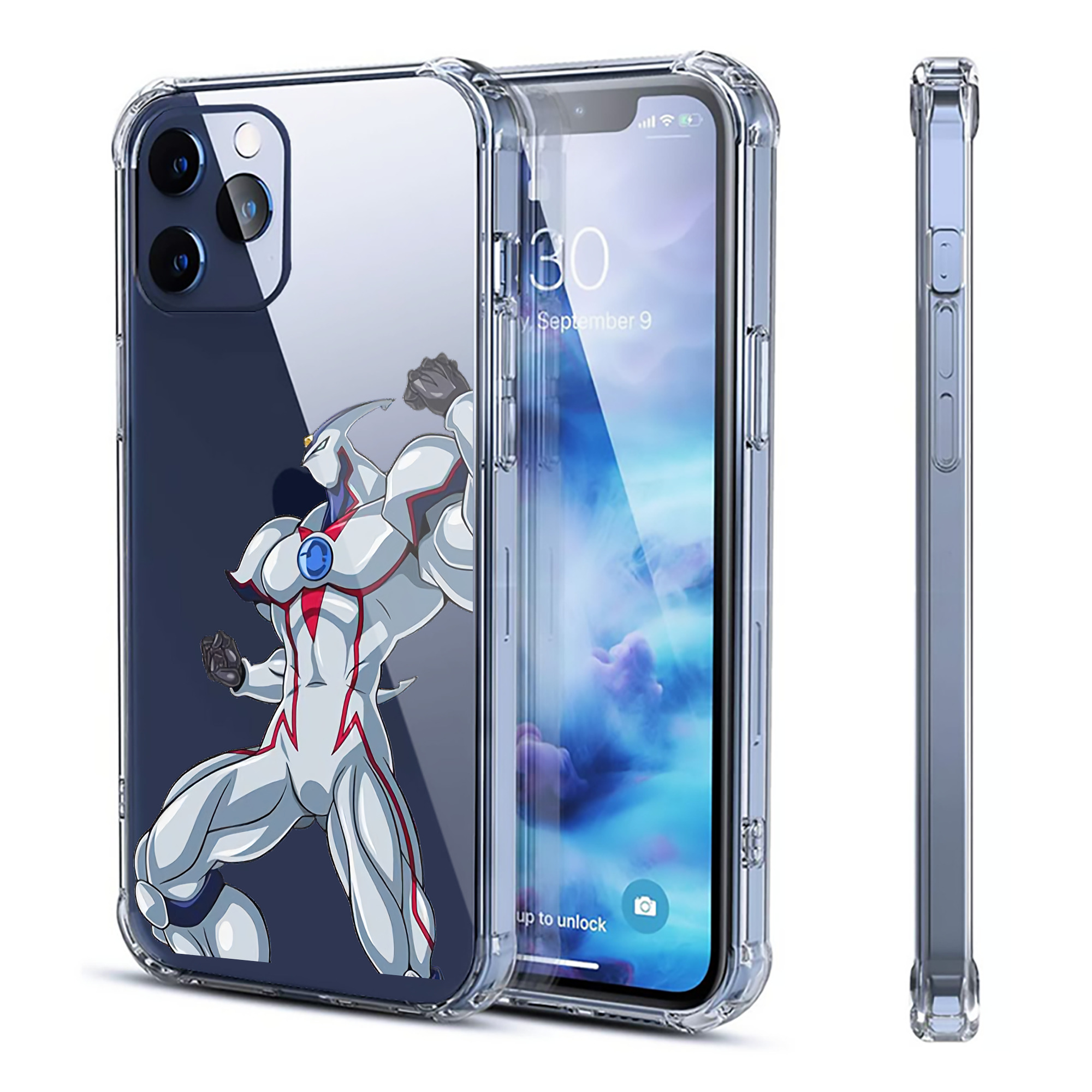 （画像用） 遊☆戯☆王 Yu-Gi-Oh! 【iPhone 12シリーズ対応】透明スマホケース（クリアソフトケース）